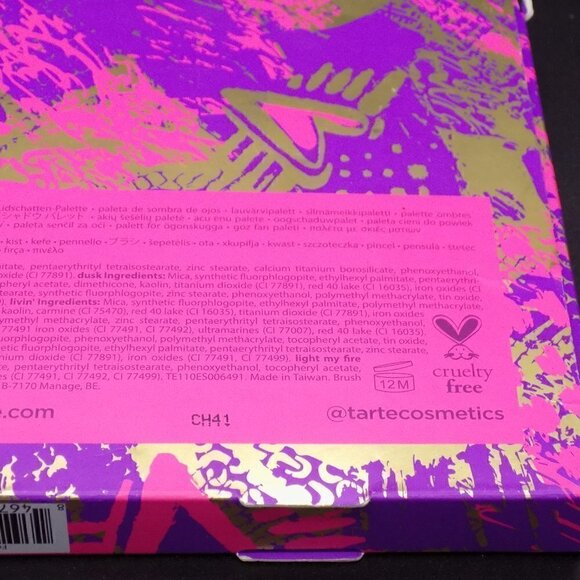 tarte Dare To Live Eight Eye Shadow Palette Set with Brush Full Size Eyeshadow - Picture 5 of 7